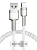 Кабель Baseus Cafule Series Type-C - USB, 1м, (66W), Белый
