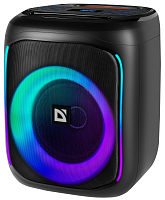 Беспроводная портативная колонка Defender Boomer 50 / 50W / USB  / Bluetooth  / LED подсветка / дисплей / караоке