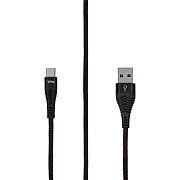 Кабель TFN FORZA micro-USB - USB, 1м, Черный