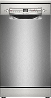 Машина посудомоечная отдельностоящая 45 см Bosch SPS2HMI42E (Serie2 / 10 комплектов / 3 полки / Расход воды - 9,5 л / HomeConnect / fingerprint-proof)