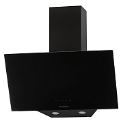 Вытяжка наклонная KRONA HELGA 600 black S (950 м³/ч / 100 Вт / LED освещение 2x1 Вт / ширина - 59.6 см / чёрный / стекло)
