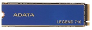 Жесткий диск SSD M.2 2 ТБ ADATA LEGEND 710 PCI-E 3.0 x4, TLC, R2400/W1800 МБ/с, 2280, 520 TBW (ALEG-710-2TCS)