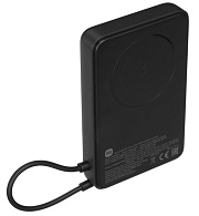Портативная батарея Xiaomi Magnetic Power Bank with Built-in Stand 10000mAh, встроенный кабель, черная (BHR08P9GL)