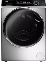 Стиральная машина Haier HW80-B14979S (51,3 см / 8кг / 1400об / пар / Drum Light / Antistain / Direct Motion / A+++ / Серебро)