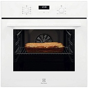 Духовой шкаф Electrolux EOF5F50BV (SurroundCook 500 / 65 л / до 250°C / Белое стекло / Катализ / телескоп. напр. (x1))