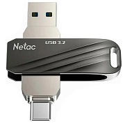 Память USB3.0+TypeC Dual Flash Drive 64Gb Netac US11 /NT03US11C-064G-32BK/