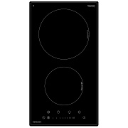 Поверхность индукционная KRONA FORTE 30 BL (Черный  / 2 конфорки / 2,2 кВт / 1,5 кВт / стеклокерамика / STOP&GO / 3,5 кВт)