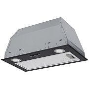 Вытяжка полновстраиваемая KRONA ADEL 600 BLACK PB (780 м³/ч / 65 Вт / LED освещение 2x1,5 Вт/ ширина - 52.5 см / чёрная)