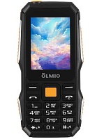 Телефон мобильный Olmio X03, чёрно-оранжевый