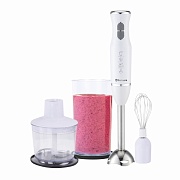 Блендер Sakura SA-6263SW (600 Вт/ скоростей 2/ турборежим/ венчик, измельчитель, стакан)