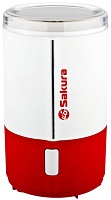 Кофемолка Sakura SA-6160WR (150 Вт / 50 г / белый, красный)