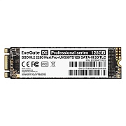 Жесткий диск SSD M.2 128 ГБ ExeGate NextPro+ UV500TS128 SATA III, TLC, R558/W497 МБ/с, 2280, 50 TBW (EX280471RUS)