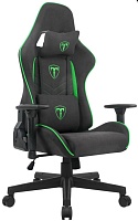 Игровое компьютерное кресло Tline Astero, класс4, чёрный/зелёный