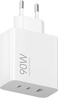 Сетевое зарядное устройство Xiaomi 90W GaN HyperCharge Power Adapter (3-Port) (BHR087MEU) 