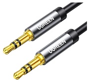 Кабель UGREEN AV119 (10733) 3.5mm Male to 3.5mm Male Cable. Длина: 1м. Цвет: черный