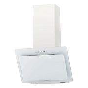 Вытяжка наклонная KRONA Liva 500 white PB (715 м³/ч / 60 Вт / LED освещение 2x1 Вт / ширина - 49.6 см / белое стекло)