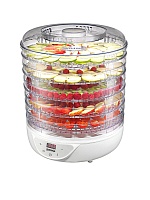 Сушилка для овощей Gorenje FDK24DW (380 Вт, 35-70°C, 5 секций, регулировка температуры, дисплей, таймер)
