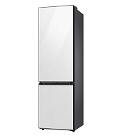 Холодильник Samsung RB38C7B6D12 (Объем - 390 л / Высота - 203 см / A+++ / Белое стекло / NoFrost / Space Max / All Around Cooling / Wi-Fi)