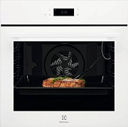 Духовой шкаф Electrolux EOE8P39WV (AssistedCooking 800 / 72 л / до 300°C / Белый, стекло / Пиролиз / телескопич. напр.(x1) / Термозонд / SoftClose)