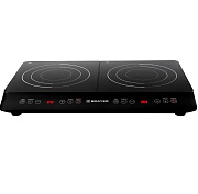 Плитка индукционная Brayer BR2803 (2 конфорки / Стеклокерамика / 3400 Вт / чёрный)