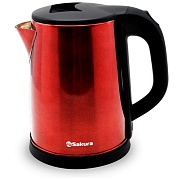 DSP Чайник Sakura SA-2149BR (1800 Вт / 2 л / металл / красный)