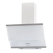 Вытяжка наклонная KRONA IRIDA 600 white PB (863 м³/ч / 125 Вт / LED освещение 2x3 Вт / ширина - 59.6 см / белое стекло)