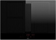 Поверхность индукционная с вытяжкой Elica NIKOLATESLA VELVET BL/A/72 (Черная / 4 конфорки (1,65/2,1/2,3/1,2кВт) / Bridge(x1) / Booster / 7.4кВт)