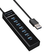 Концентратор KS-is KS-568 7xUSB 2.0 в USB 3.0 БП в комплекте USB HUB