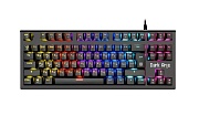 Проводная игровая клавиатура Defender Dark Arts GK-375, (TKL (80%)/Механическая/Кабель 1.5м), Черная 