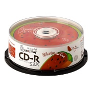 Диск CD-R Smartbuy 700 Mb, 52x, Fresh-Watermelon CB-25 (BOX25)