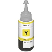 C13T66444A Контейнер Epson C13T66444A L100 Yellow  (ёмкость с чернилами 70мл)