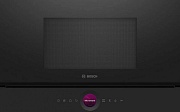 Микроволновая печь встраиваемая Bosch BEL7321B (Serie8 / Чёрный / 21л / ширина - 59,4 см / 900Вт / Гриль 1300 Вт /Autopilot7 / левостороннее открытие)