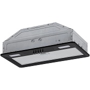 Вытяжка полновстраиваемая KRONA KATE 600 BLACK PB V2 (850 м³/ч / 90 Вт / LED освещение 2x1 Вт/ ширина - 52,5 см / чёрный / металл)