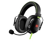 Проводные игровые наушники Defender Toxic, (объемный звук 7.1, LED, провод 2 м), Черные