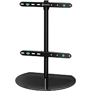 Подставка для ТВ ONKRON PT2 чёрный, для 32"-65", поворот 180°,нагрузка до 35 кг,штанга 62,5 см, основание 50*40*0,1 см