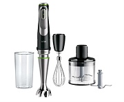 DSP Блендер Braun Multiquick 9 MQ9135XI (1200 Вт/ скоростей 3/ турборежим/ венчик, 2X измельчитель, стакан)