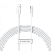 Кабель Baseus Superior Series Type-C - USB, 2м, (65W), Белый
