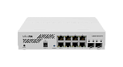Коммутатор Mikrotik CSS610-8G-2S+IN, 8x 1000BASE-T, 2x SFP+, управляемый L2