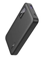 Портативная батарея Ugreen PB311, (USB/Type-C/PD/QC/LED индикатор) 10000мАч, Черная (25742)