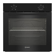 Духовой шкаф Indesit IFE 2420 BL (72 л / до 280 °C / Чёрный / Паровая очистка / Гриль / Съемные направляющие / А)