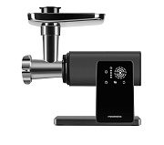 Мясорубка Redmond MG500 (2300 Вт / 2.7 кг/мин / корпус - металл, пластик / лоток - металл / реверс / 7 насадок / чёрный)