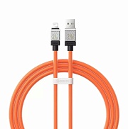 Кабель Baseus CoolPlay Series Lightning - USB, 1м, Оранжевый