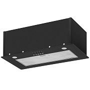 Вытяжка полновстраиваемая KRONA ARVEN 500 BLACK PB V2 (1050 м³/ч / 125 Вт / LED освещение 2x3 Вт/ ширина - 50 см / чёрная)