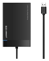 Внешний бокс для HDD 2.5" Ugreen US221 (30847) 2.5 Inch Hard Drive Box с кабелем USB 3.0. Длина кабеля: 30 см. Цвет: черный