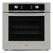 Духовой шкаф KRONA BELCANTO 60 IX (76л / до 250 °C / Нерж. сталь / Традиционная очистка / Гриль / Телескоп. направляющие (x1) / А)