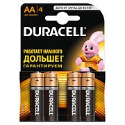 Батарейки BL4 Duracell LR6 BASIC BL4 (цена за 4 шт.)