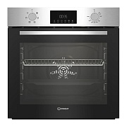 Духовой шкаф Indesit IFE 3644 J IX (72 л / до 250 °C / Нерж. сталь / Паровая очистка / Гриль / Съемные направляющие / А)