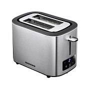 Тостер Redmond T906 (750 Вт/ тостов - 2/ подогрев, размораживание, поддон для крошек/ дисплей / металл, пластик)