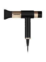 Фен Редмонд HD1729 (мультистайлер/ 1700-2000 Вт / 3 режима / холодный воздух / шнур - 1,7 м / ионизация / насадка-концентратор 2 шт / черный/золотой)