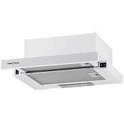 Вытяжка телескопическая KRONA KAMILLA 450 WHITE (507 м³/ч / 110 Вт / галогенная лампа 1x28 Вт / ширина - 45 см / белый / металл)